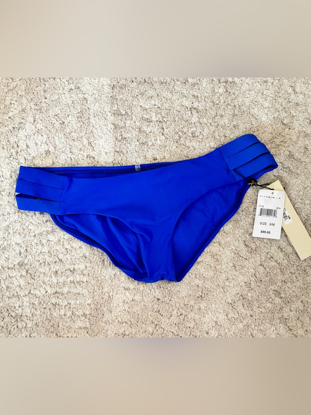 Vitamin A Swimwear Emelia Trippe Strap bikini bottom - size M - NWT!!